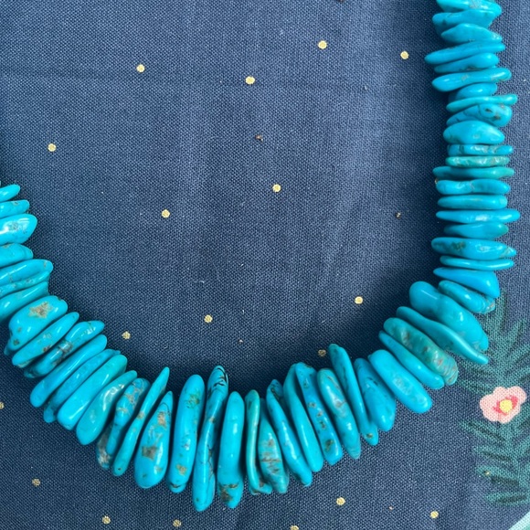 Turquoise and Sterling Silver necklace - Picture 6 of 13